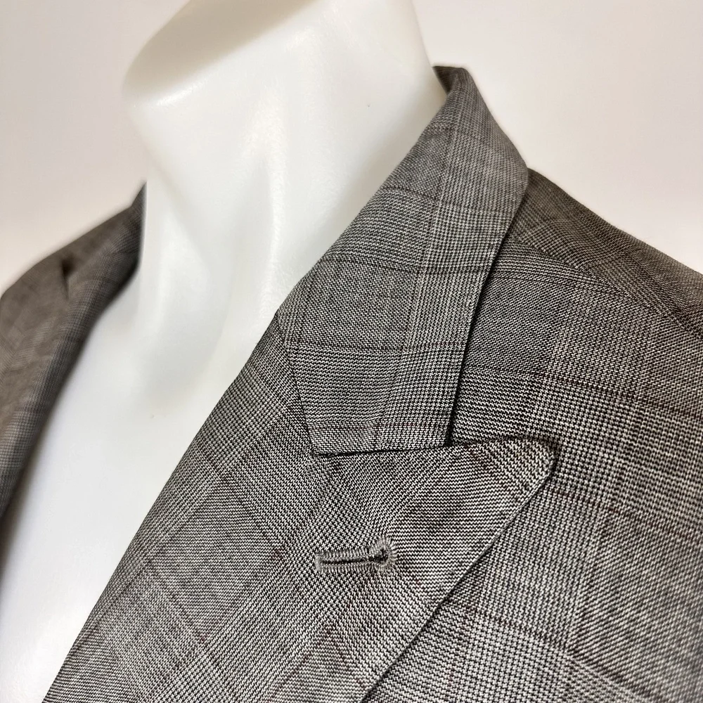 Peter Millar Soft Virgin Wool Sport Jacket Size 44 Tall